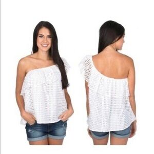 Lauren James eyelet top